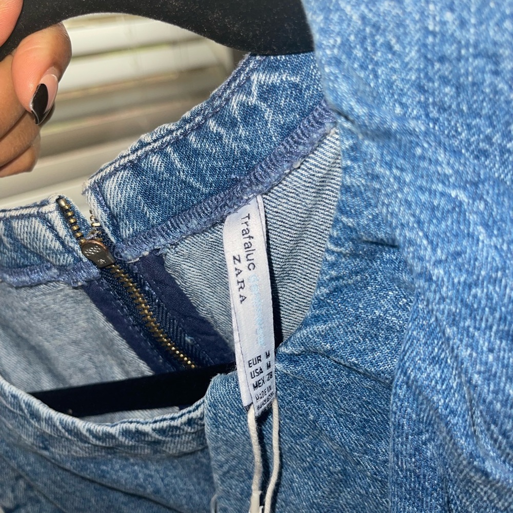Zara Jeans Top - Picture 3 of 4